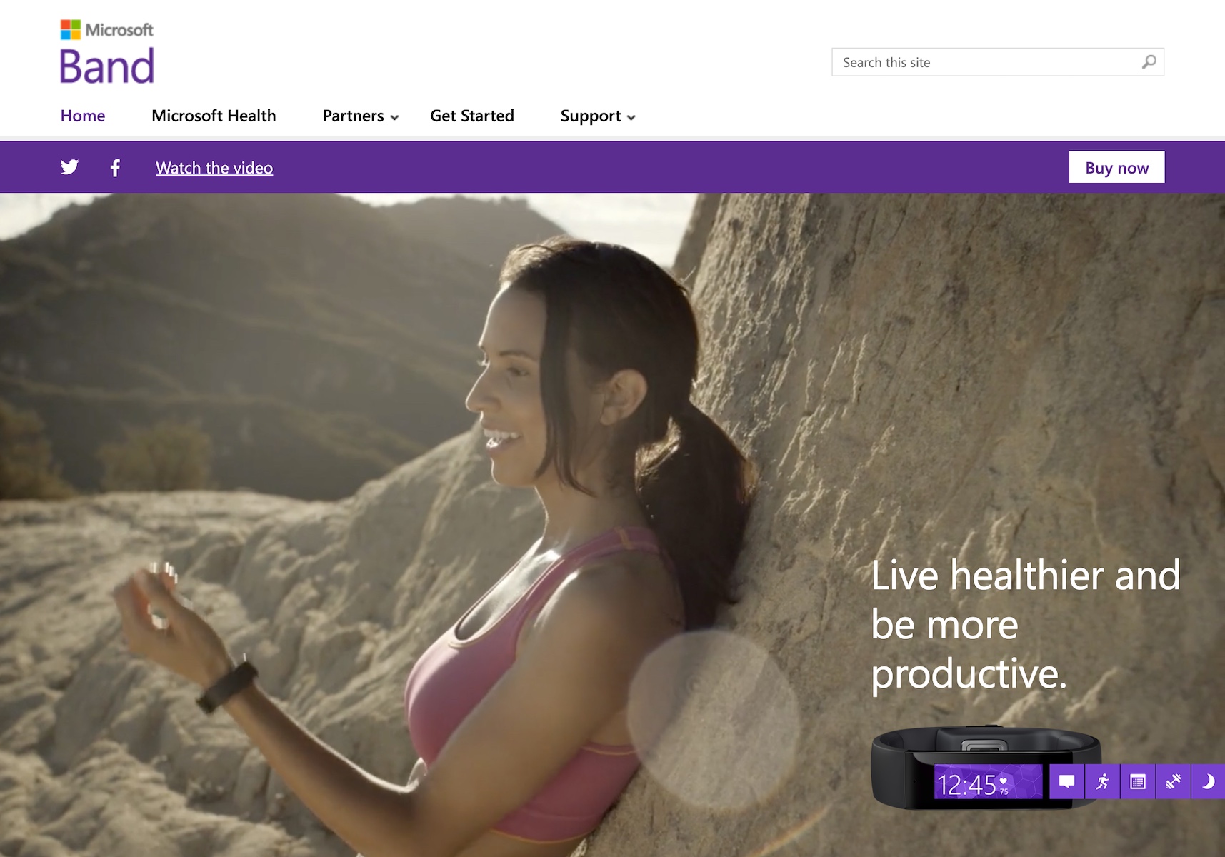 Microsoft Band Health Device (2014)